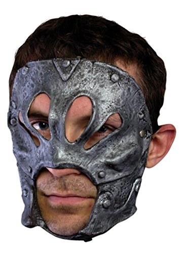 Epic Armoury Schaurige Trofeo - Maschera da guerriero in argento o rame, colore: argento