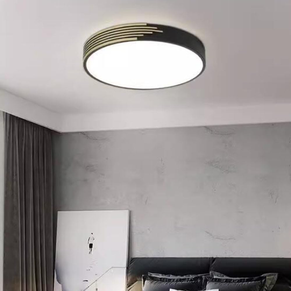Przemysłowe Okrągłe Lampy Sufitowe LED W Stylu Chińskim Lekka Luksusowa Oprawa Oświetleniowa Akrylowy Abażur Lampa Sufitowa Z Trójkolorowym Przyciemnianiem Płaskie Światło Sypialnia Salon KNBVFHG