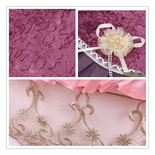 Toile Sitzauflagen 3 Stück/Satz Weiche Toilettensitzabdeckung Spitze Sitz WC U-förmig U-förmig WC-Sitz-Kasten Gold-Samt Overcoat WC-Kasten for Badezimmer Deckelgehäuse Top Ccover – Bild 8