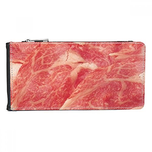 Portefeuille rectangle en similicuir imprimé Lamb Rolls pour homme et femme
