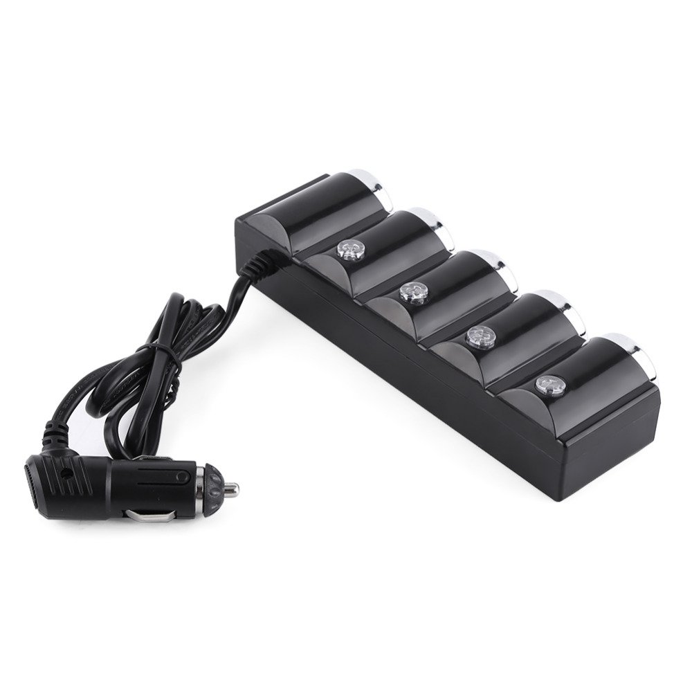 Auto Feuerzeug Splitter PNI 04 - 4x 12V/24V Ausgänge, 2x USB, LED-Anzeige, 70 Cm Kabel, Mit Sicherung