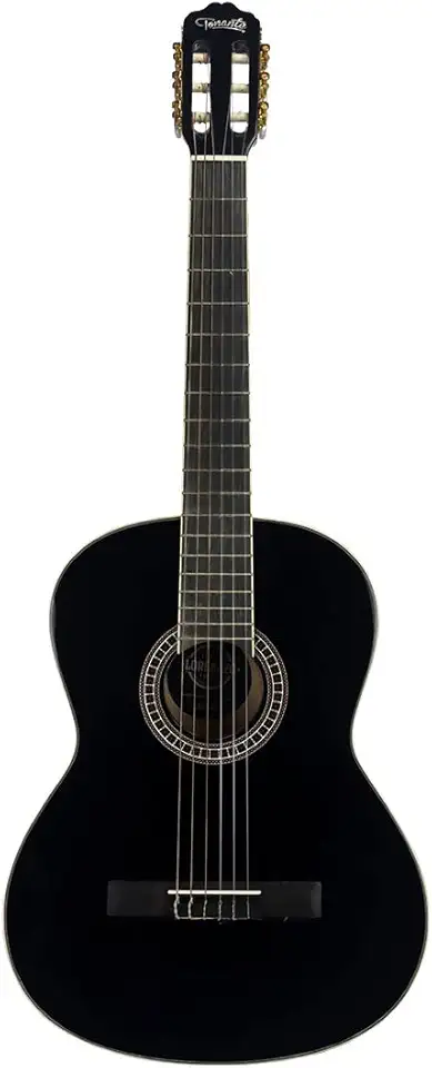VIOLÃO CLÁSSICO ACÚSTICO LORENZZO 39" NYLON PRETO VTL1954P – TONANTE