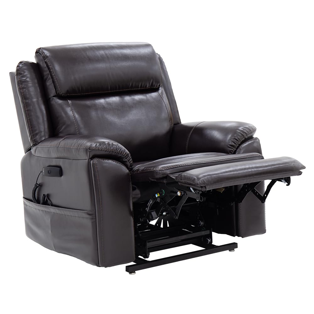 LIVING WELL STORES Pride Sitting Pretty Evolution Collection Heavy Duty 3-Position Power Lift Recliner, (LC-435XXL) 600 lbs. Weight Capacity (Sta-Kleen Chestnut, Inside Delivery & Setup)