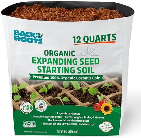 Back to The Roots Organic Seed Starting, Compressed Block expands...