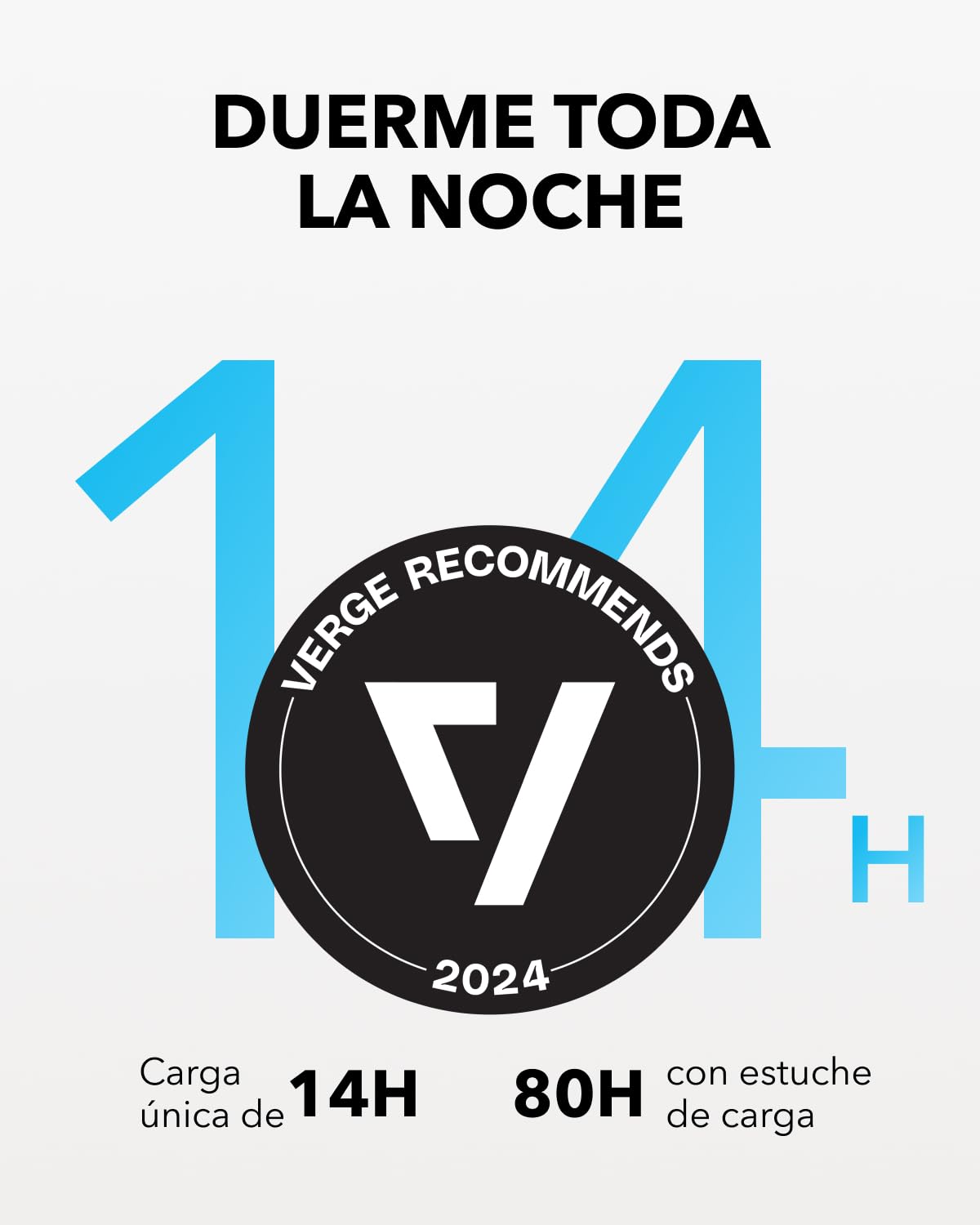 Soundcore Sleep A20 Auriculares para Dormir con Bloqueo de Ruido | Diseño pequeño para dormir de lado, 80 h de autonomía, Bluetooth 5.3, monitor del sueño y alarma personal