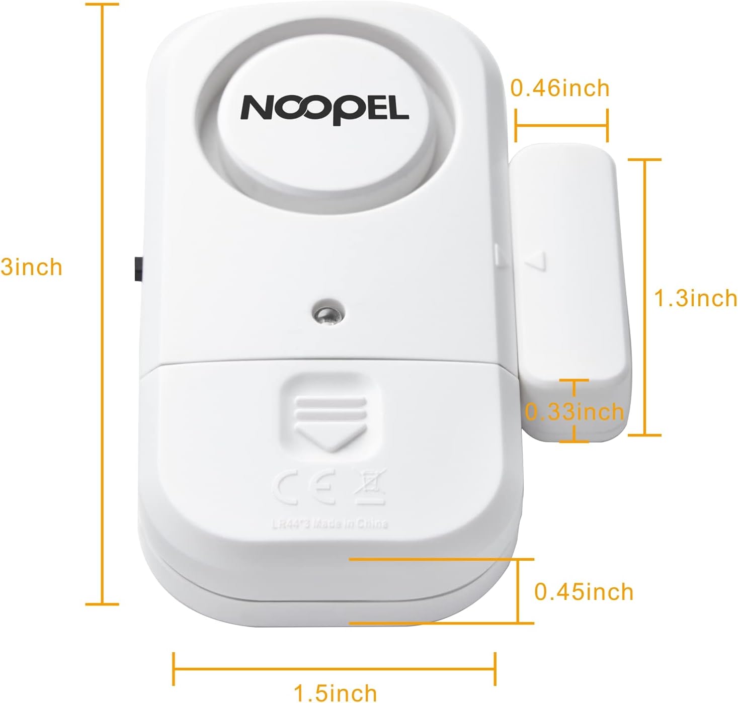 Door Window Alarm 4 Pack, NOOPEL 120DB Magnetic Pool Alarm - Image 4