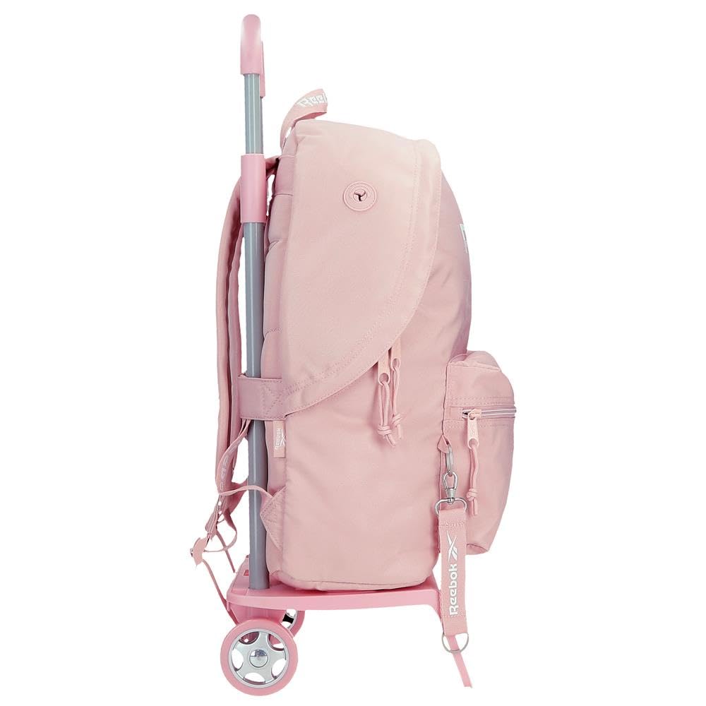 Reebok Glen Mochila Escolar, Rosa, con Carro