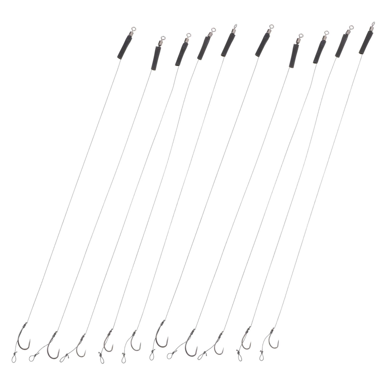 TOYANDONA 5 Series Juego De Anzuelos Sedal Anzuelos De Pesca Sin Púas Ganchos Circulares para Anzuelos Metalicos De Pesca Anzuelos De Pesca De Agua Salada 12 Piezas X 5
