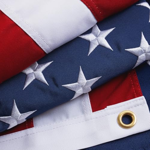 Homissor 100% Cotton Flag American Flags 4x6 Ft...