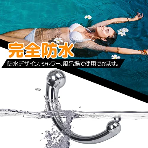 AiFox アナルプラグ ディルド 双頭ディルド アナルビーズ 金属製 ステンレス 挿入 男女兼用 SMグッズ Mサイズ 中級者サイズ… - 画像6