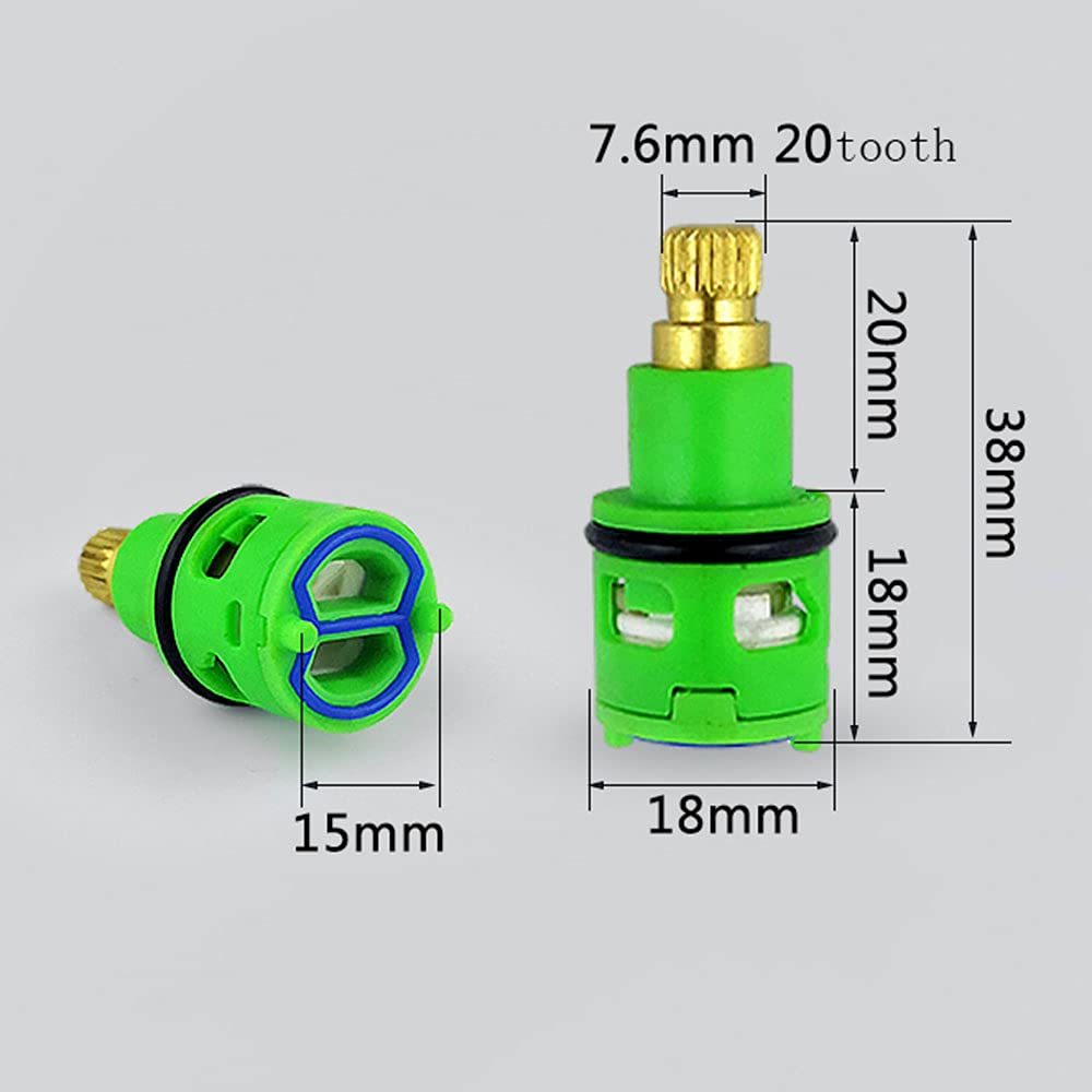 Remplacement de Cartouche Robinet, Valve à Disque en céramique 18mm for robinets mélangeurs