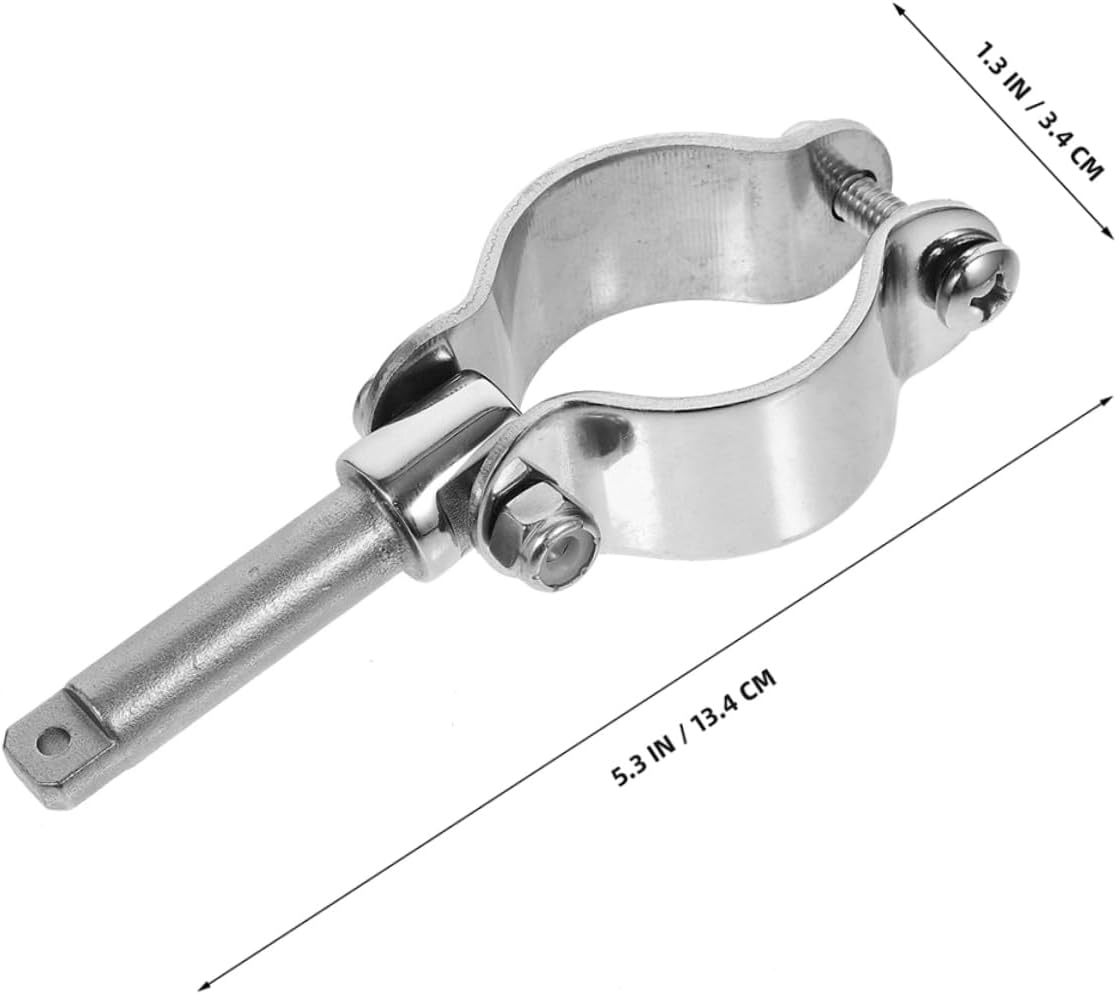 2pcs Stainless Steel Kayak Holder Bracket Oar Mounting Bracket for Canoes and Kayaks Versatile Fishing Gear Accessory for Watercraft