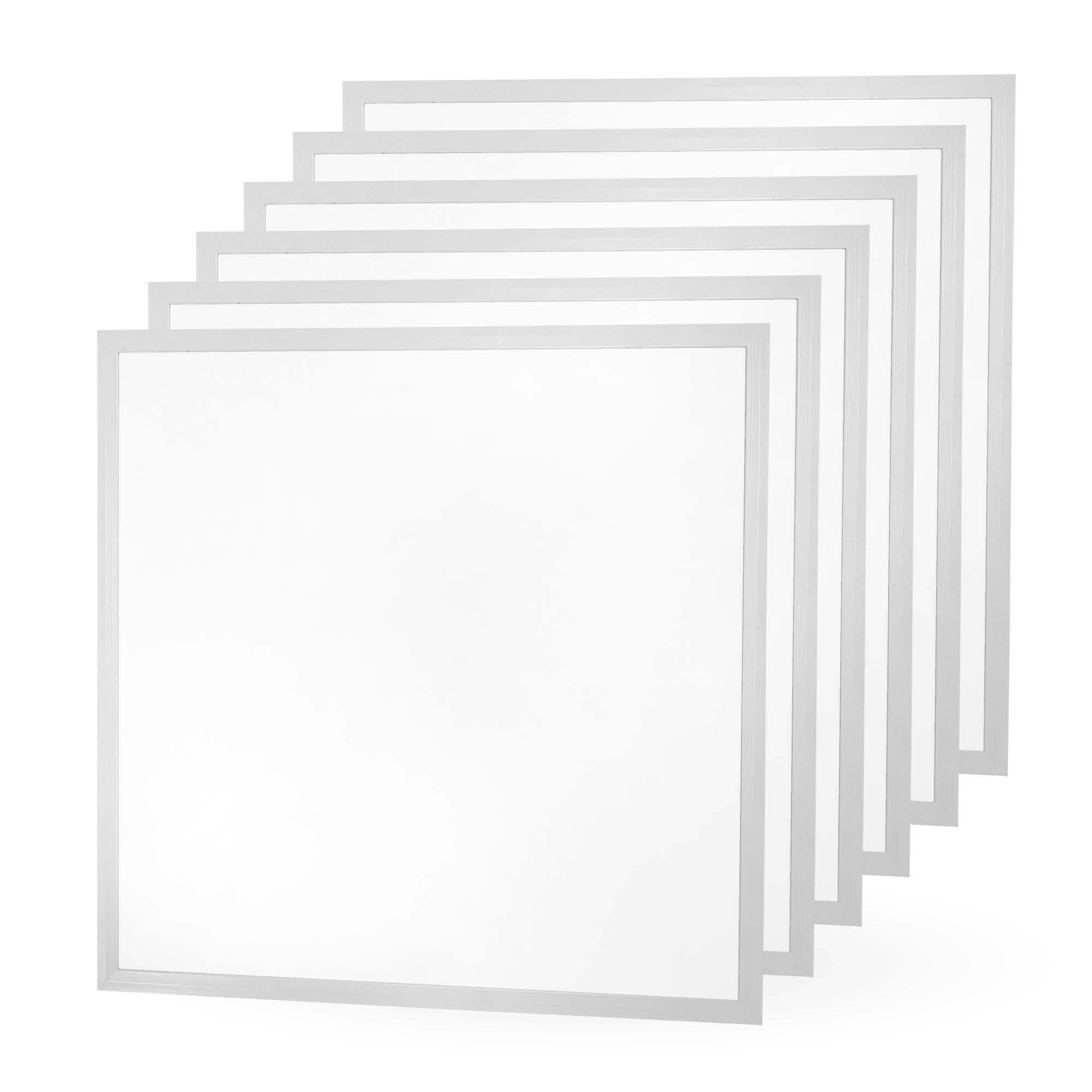 Ledvion 4000K - 6X Led Panel, 60X60, 36W, 4000 Lumens, Recessed Grid Ceiling Fixture, Incl. Led Driver + Quick Connector
