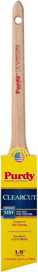 144080115 Clearcut Series Dale Angular Trim Paint Brush, 1-1/2 inch, Natural
