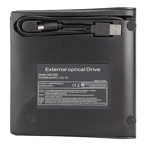 Boîtier lecteur optique externe USB 3.0 Type C compatible PC portable ordinateur de bureau Vikye - 2