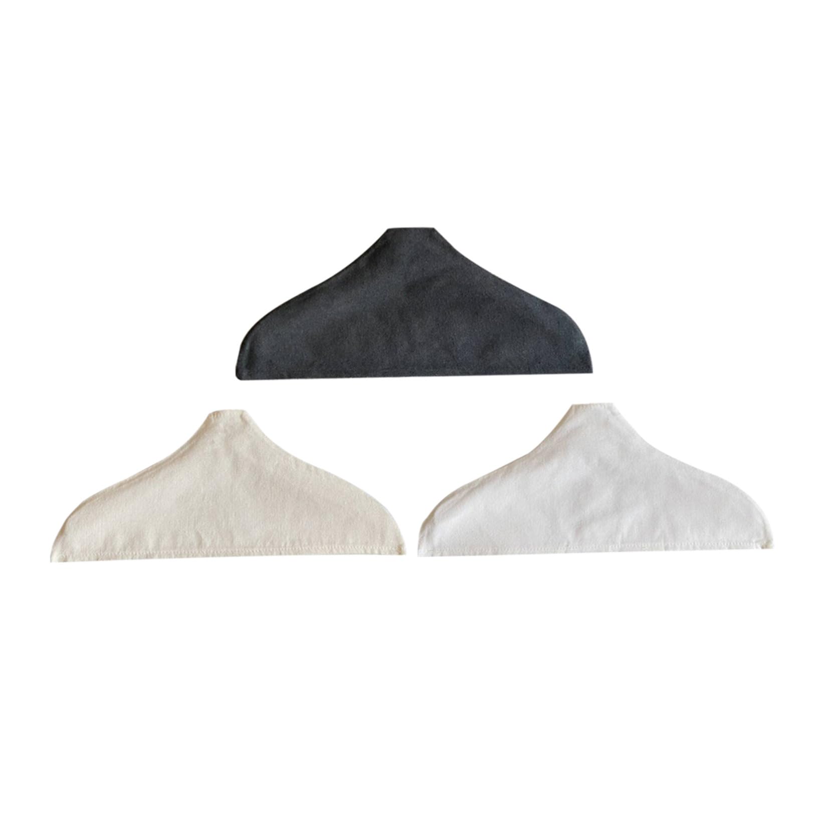 Protector de Perchas para Ropa de Algodón y Lino, Antideslizante, Lavable y Reutilizable, Pack de 3 Unidades para Tiendas de Ropa y Familias