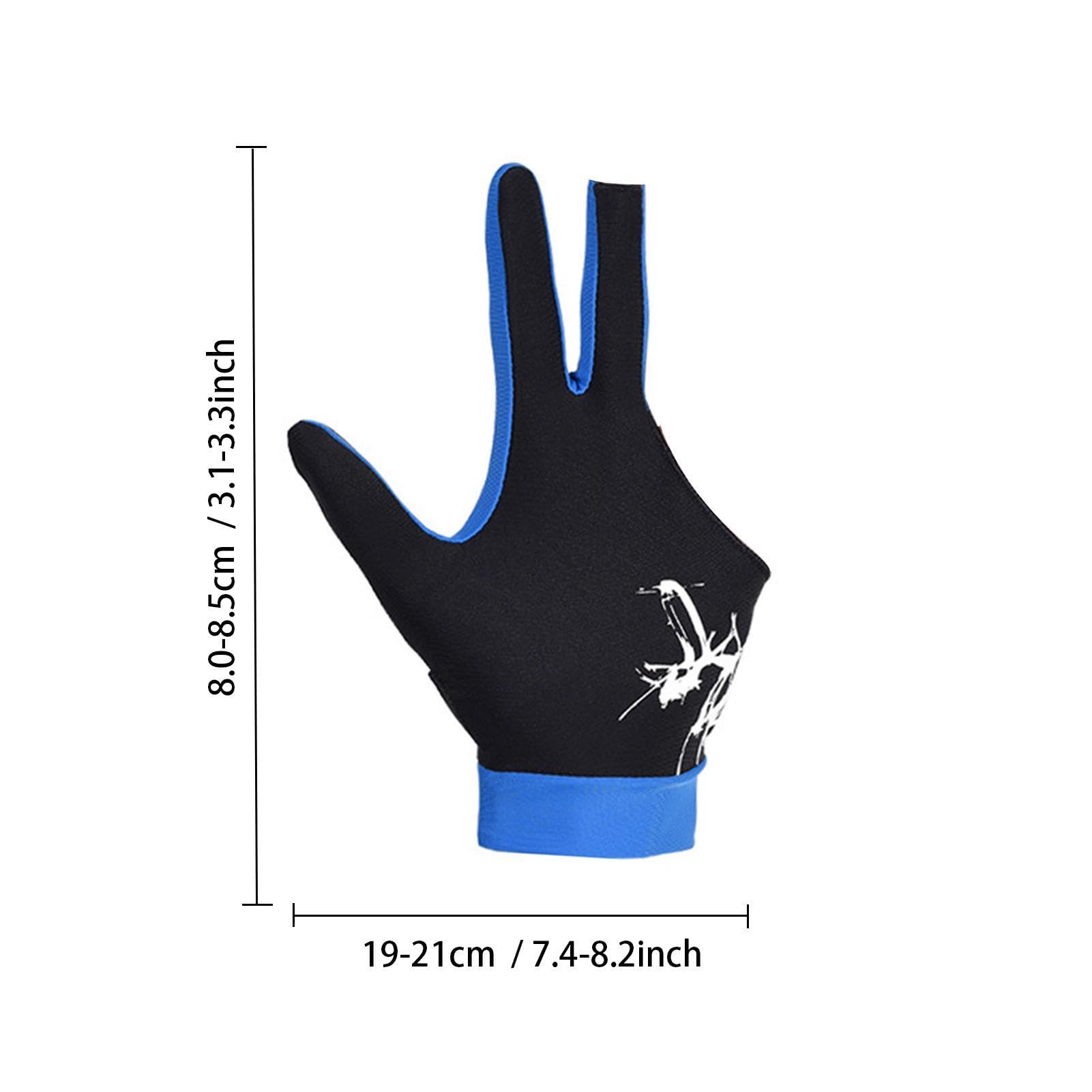 Professional snoooker Pool Gloves - Billiard Gloves For Billiard Cues | 3 Open Finger Billiards Gloves | Elastic Ultra Silky Pool Cue Gloves | Lightweight Sports Gloves | Breathable snoooker Pool Glov