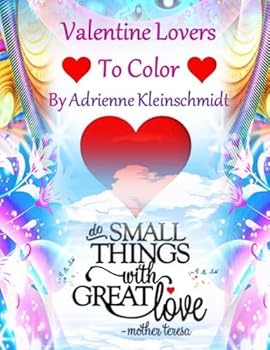 Paperback Valentine Lovers To Color! Book
