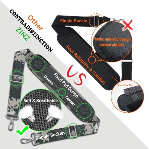 Image of ZINZ Bag Shoulder Strap, Padded Adjustable Shoulder Strap Replacement