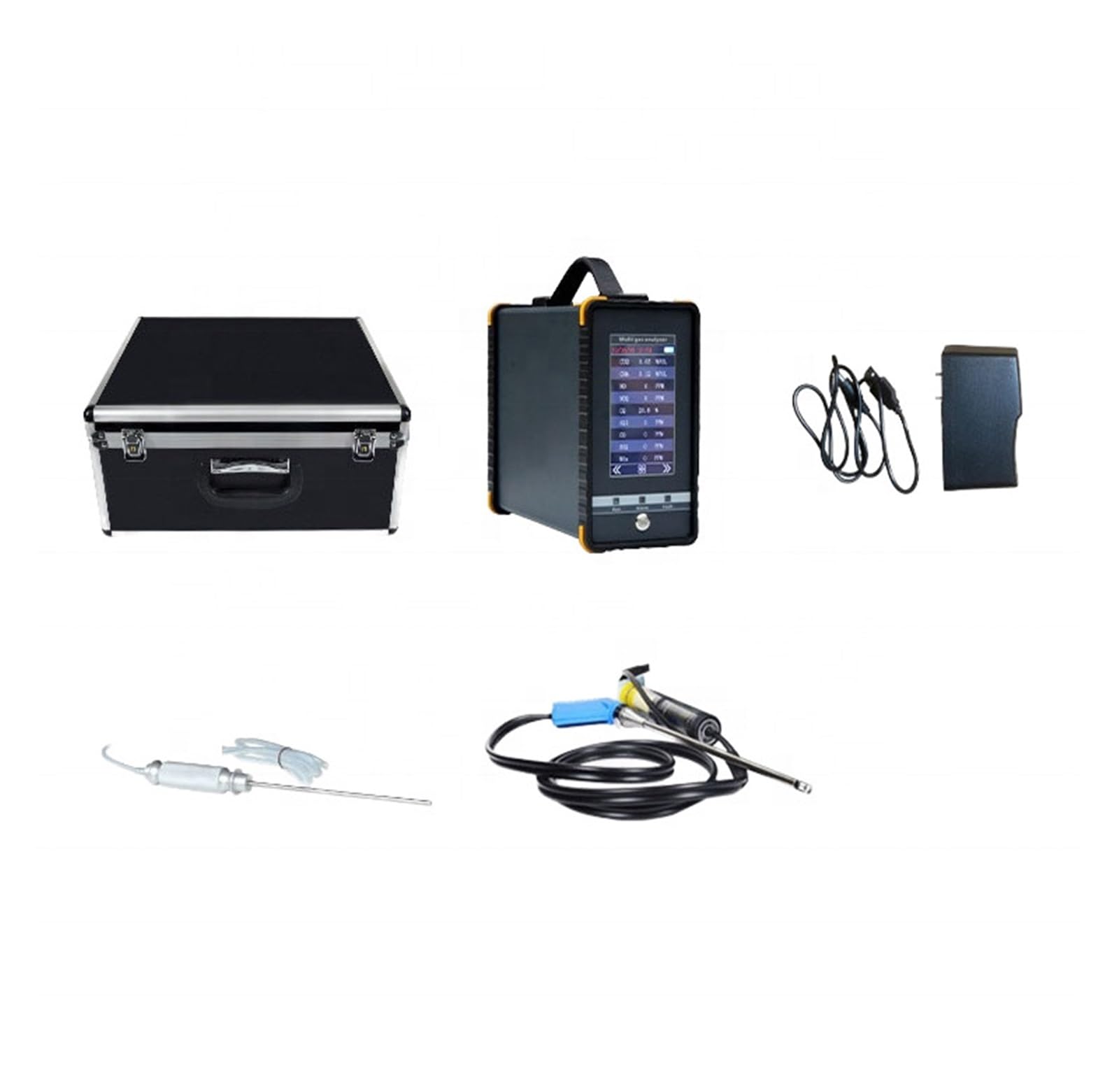 Gasdetektor, 16-in-1-Gasanalysator S360 for Inkubator, interner Pumpentyp, Multi-Gas-Alarm 0-1000 ppm 0-100 ppm