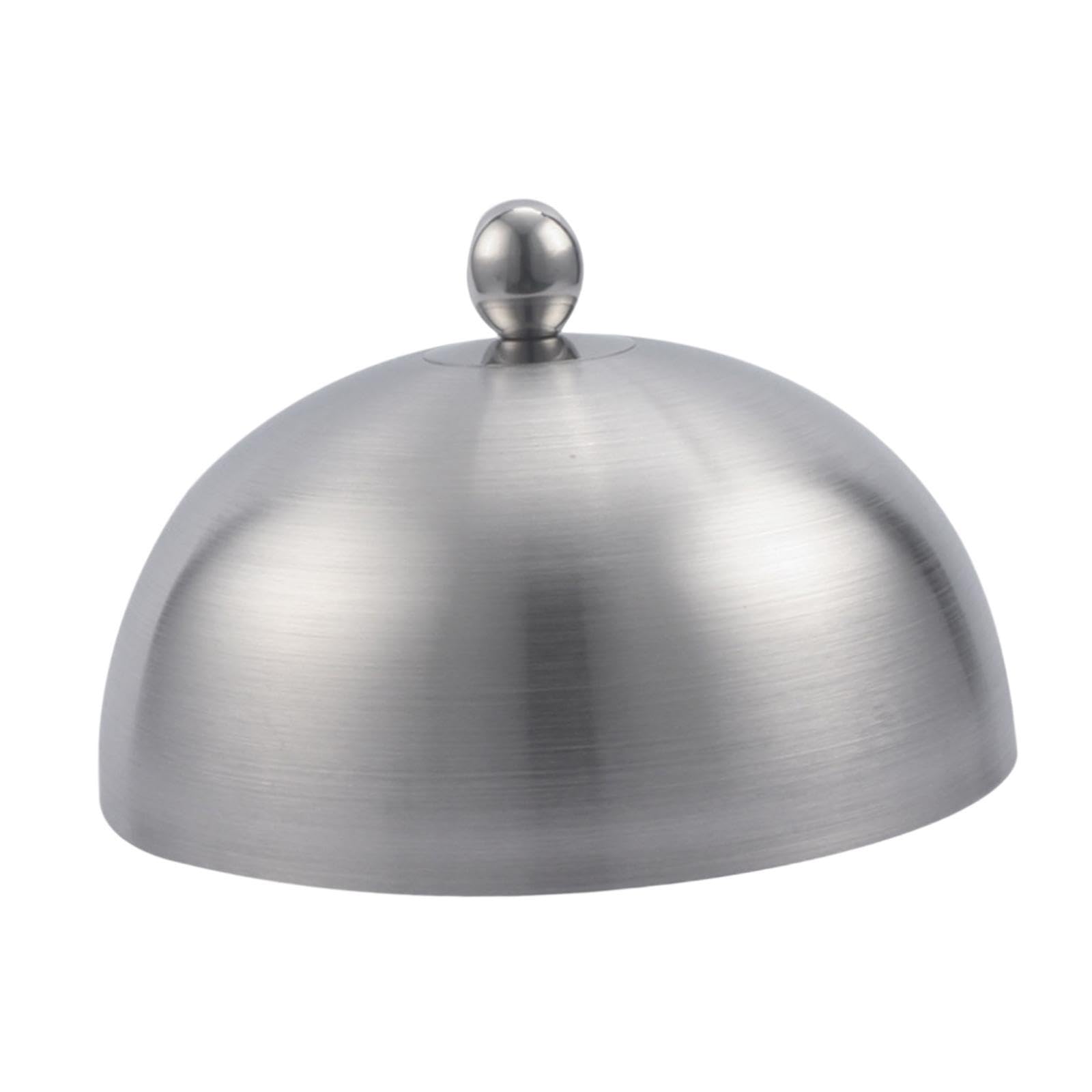 TWISAXC Durable Stainless Steel Construction Steak Cover Basting Steaming Cover Burger Lid Heavy Duty Griddle Dome Steam Lid Accessory Heavy Duty Griddle Dome, Style C, 14x7cm