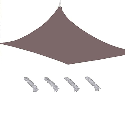 Vela de sombra rectangular de 9 x 18 pies, toldo vela impermeable protección solar rayos UV para jardín, patio, terraza, balcón, exteriores, vela