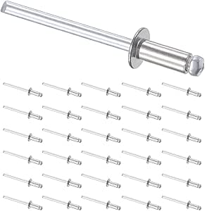 500 Blindnieten 4x8 Mm Aluminium - Niet Set Für Metall & Kunststoff