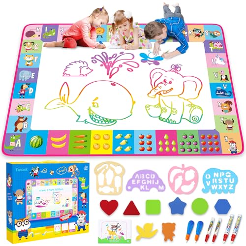 Water Doodle Mat Kids Painting Writing Color Doodle Drawing Mat