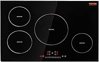 Vista 17 de VEVOR Placa de cocina eléctrica, 2 quemadores, estufa de inducción de 12 pulgadas, estufa magnética integrada de 3000 W, quemador multifuncional