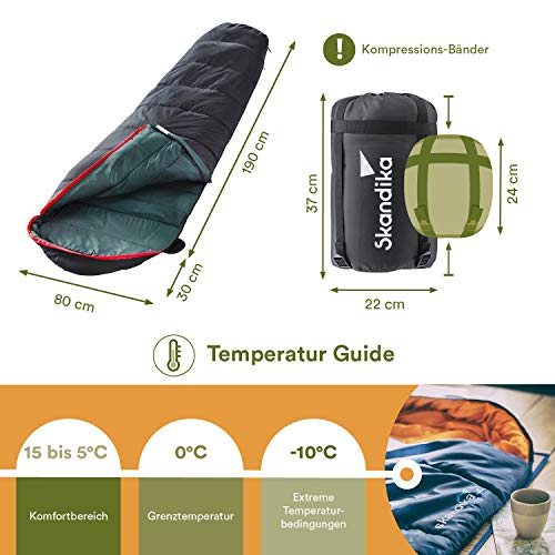 Skandika - Sacco a Pelo Alaska, Grande, Nero