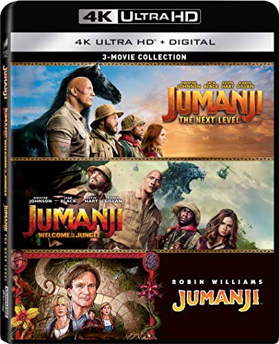 Jumanji (1995) / Jumanji: The Next Level / Jumanji: Welcome to the Jungle - Set [Blu-ray]