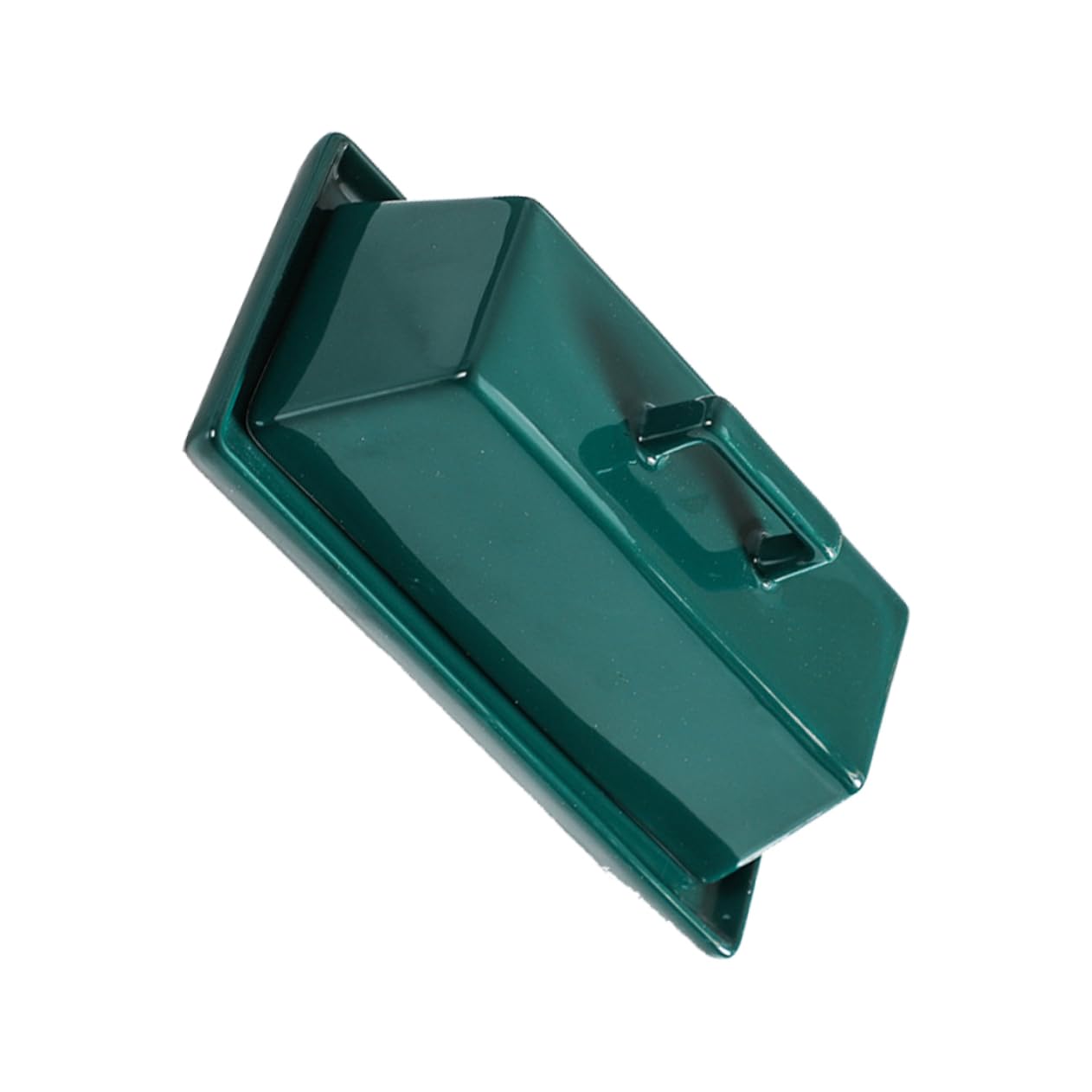 OFFSCH 1Set Decorative Butter Storage Container with Lid Ceramic Butter Dish for Countertop Airtight Butter Holder for Parties and Celebrations Smooth Finish