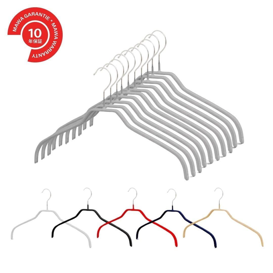 MAWA(マワ) すべり落ちないハンガー レディースハンガー30本組 ゴールド 111511 40×20×1cm MAWA(マワ) すべり落ちないハンガー  レディースハンガー30本組