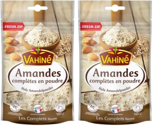 VAHINE - Amandes Complètes en Poudre 100 g (Lot de 2)