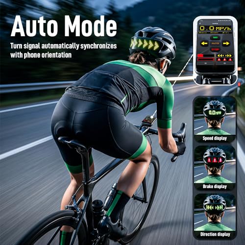 Smart LED Helmet Light APP Control