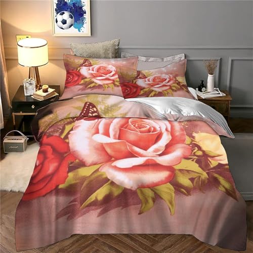 Fleurs vintage parure de lit microfibre pour des nuits douces