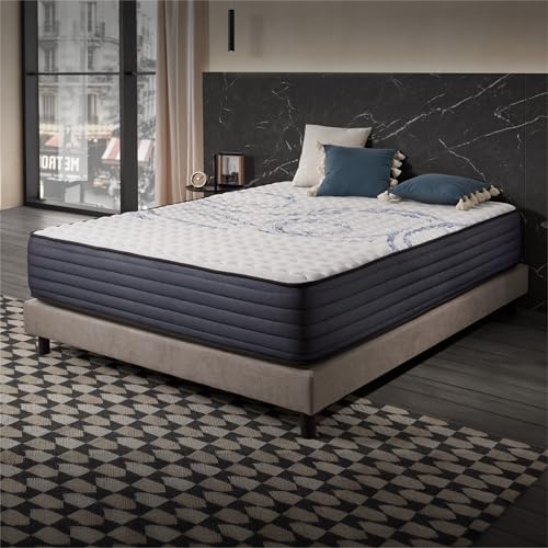 Naturalex - PerfectSleep - Matratze Hybride 180x200 cm - Taschenfederkernmatratze 180x200 cm H3/H4 - Matratze Hybride 180x200 30 cm Hoch - Öko-tex Zertifiziert - Latex Blue 7 Zonen