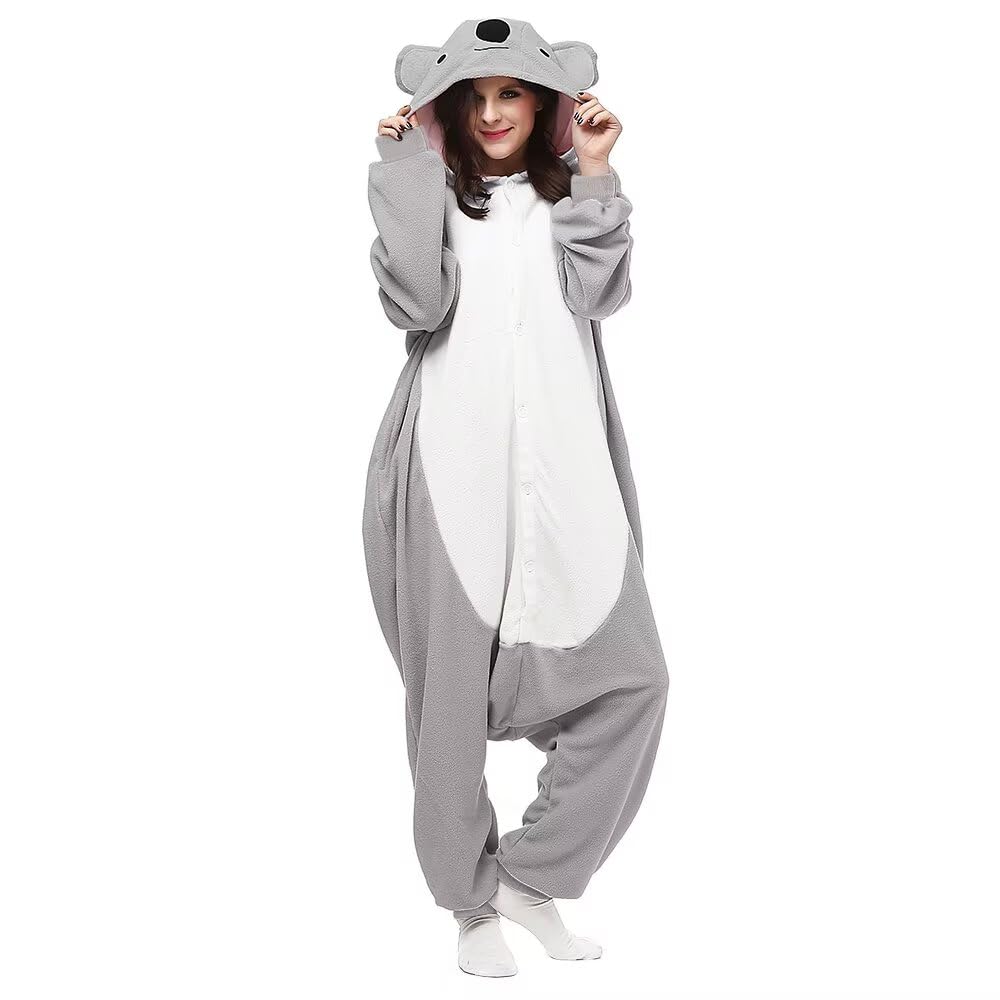 LBJR Combinaison Pyjama Homme Kigurumi Adulte Onesie Grenouillere Femme
