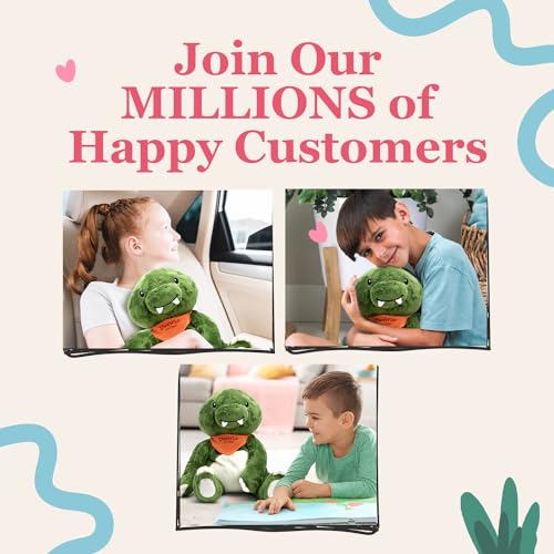 Image of Lilly's Love Weighted Stuffed Animal, 5lb | Sensory Plush for Kids & Adults | Machine Washable Plushie w /Removable Inner | Calming Weighted Stuffed Animal for Anxiety, Donnie The Dino