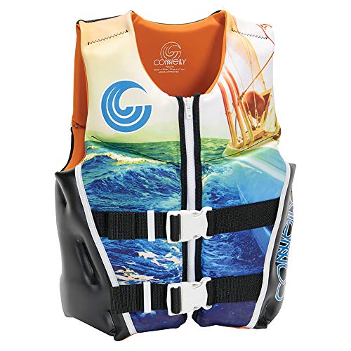 Connelly Boy's Neo CGA Youth Vest Beach Print (2017) -50-90-BEACH Print