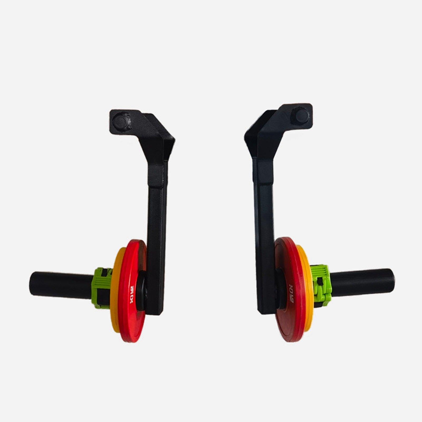 2 Piezas de Asas para Ejercicios de Levantamiento de Pesas Tipo Farmer Walk, Barra de Ejercicios, Accesorios de Fitness, Material de Acero, Adecuados, Diámetro del