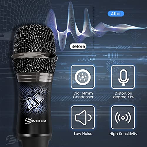 Eivotor Condenser Microphone, Vocal Optimization, Usb Plug & Play Recording Microphone With Anti Slip Mic Stand Dual-Layer Pop Filter Computer Microphone For Gaming Podcasting Live Streaming Youtube #TOP4