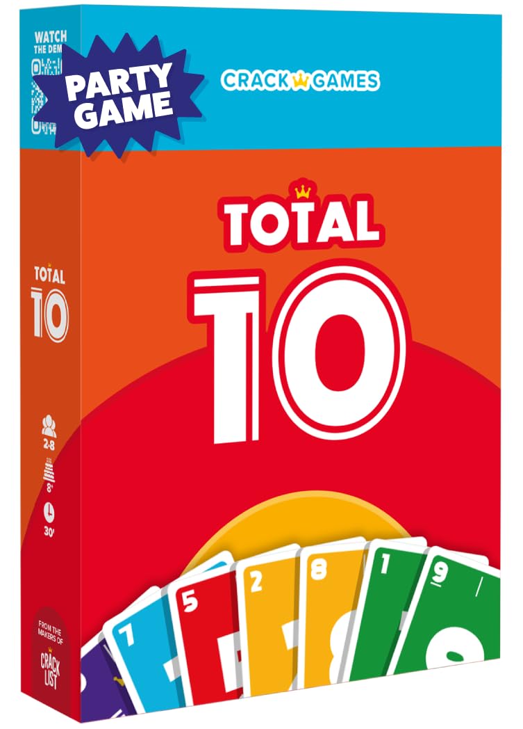 TOTAL 10 – Jeu de cartes, 2-8 joueurs, 8 ans et plus