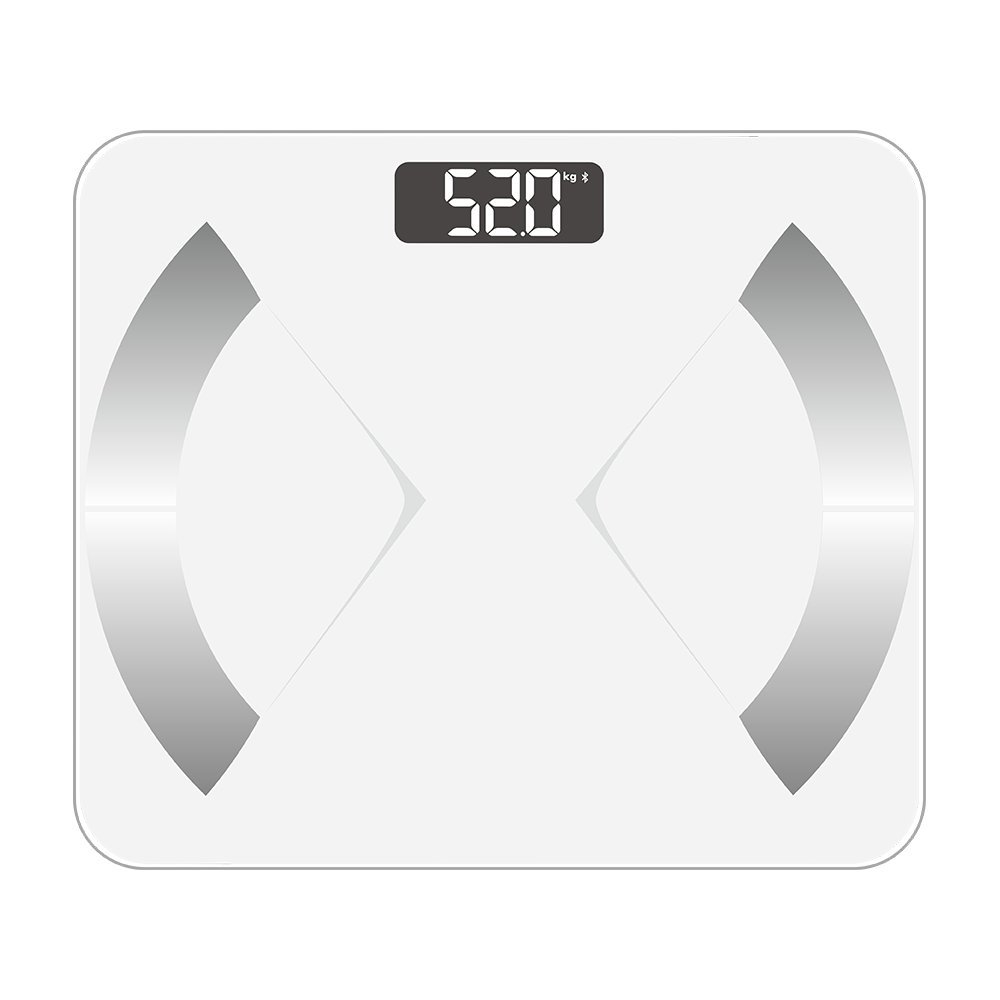 Bluetooth Smart Body Fat Scale with iOS Android App - Digital Body Bathroom Scale for Body Weight Body