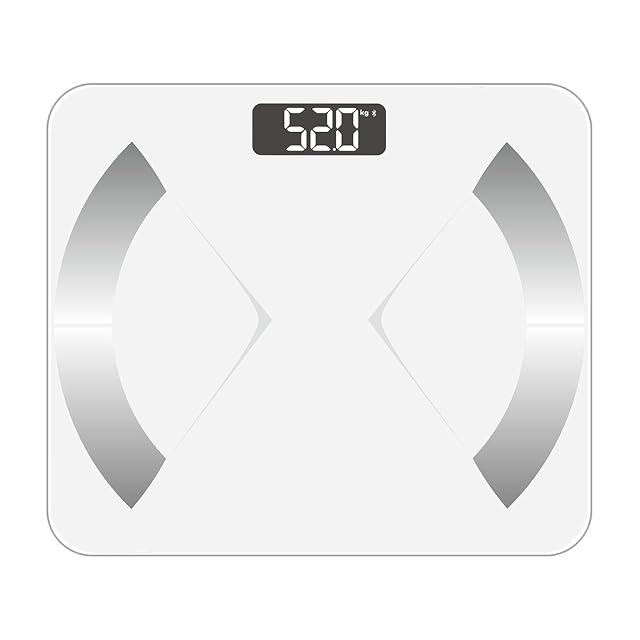 Bluetooth Smart Body Fat Scale with iOS Android App - Digital Body Bathroom Scale for Body Weight Body