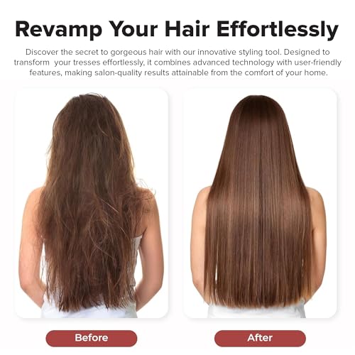 Plancha de Pelo Cerámica JOYA MIA Diva 1 pulgada Negra miniatura 4