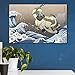 Open Road Brands Nickelodeon Avatar: The Last Airbender Appa Sea Scene Gallery Wrapped Canvas Wall Decor - Avatar Wall Art for Home Decorating
