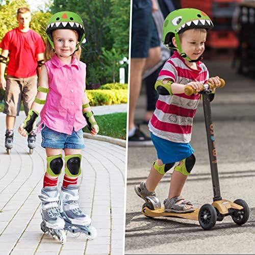 Kids Helmet for 2-8 years old Boys Girls Toddler Bike Helmets Lightweight Dinosaur Multi-Sports Helmet Safety Protection Gear for Cycling Skateboard Scooter, Birthday Gifts for Kids