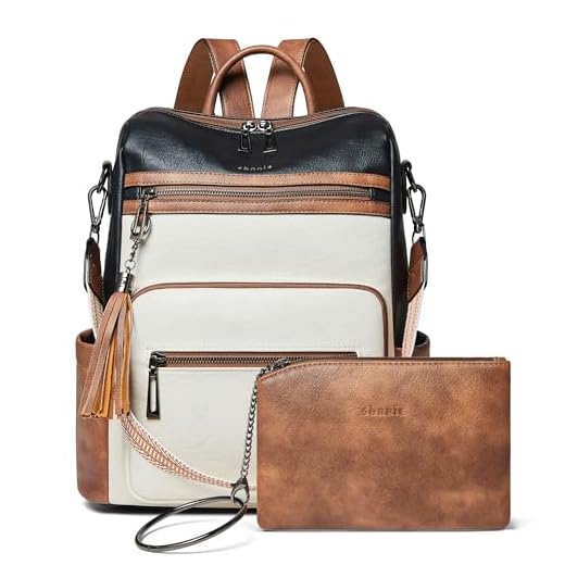 Stylish Vegan Leather Backpack Purse