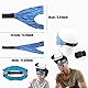 Queerelele VR Augenmasken-Abdeckung für PSVR2 Headset, verstellbares, waschbares Swat Band für PSVR2/PICO4 Headset (2 Stück)